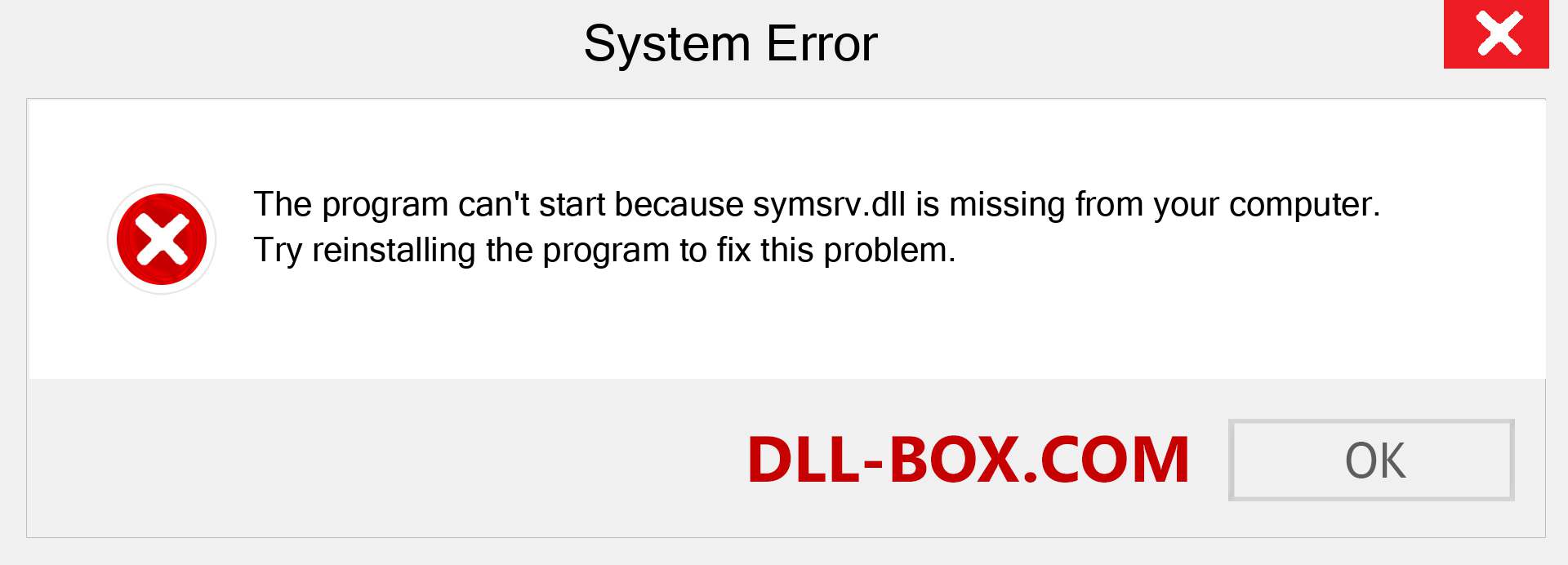  symsrv.dll file is missing?. Download for Windows 7, 8, 10 - Fix  symsrv dll Missing Error on Windows, photos, images